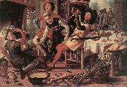 Pieter Aertsen Hearth oil painting reproduction